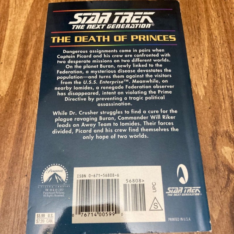 Star Trek The Death of Princes