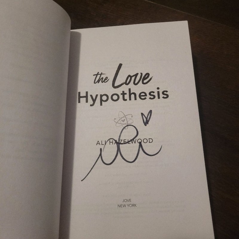 SIGNED The Love Hypothesis