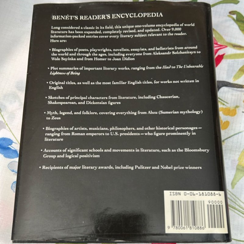 Benet's Reader's Encyclopedia