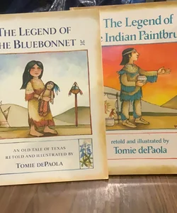 The Legend of the Bluebonnet & The Legend of the Indian Paint Brush