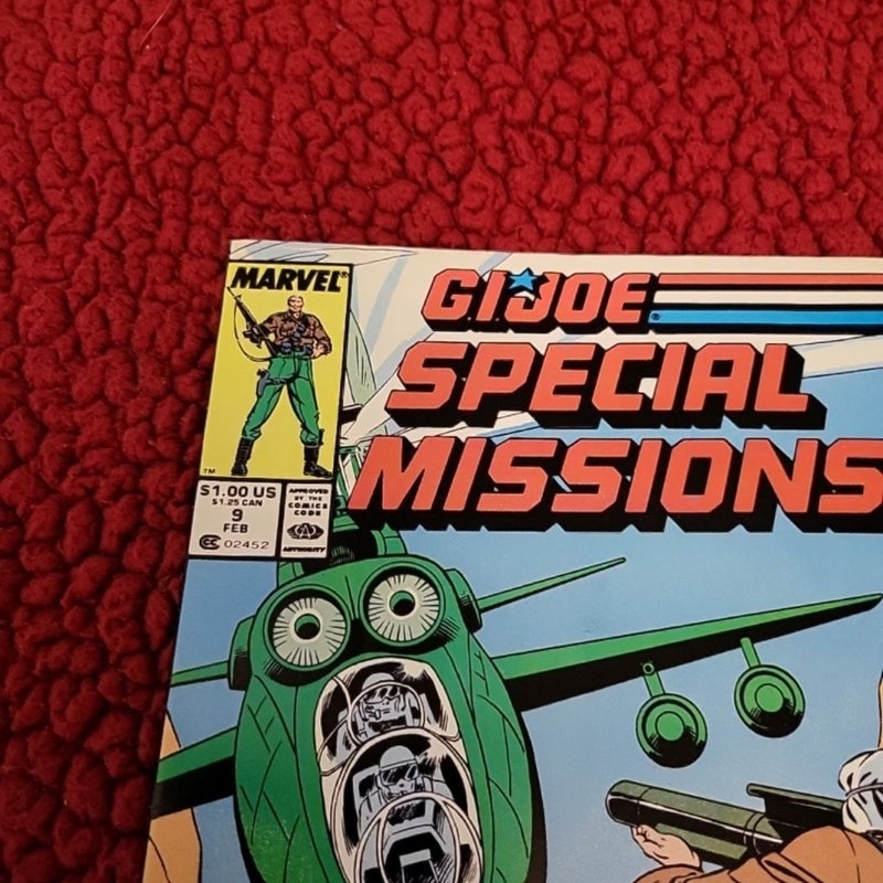 Marvel Comics G.I. Joe: Special Missions #9 (Marvel Comics February 1988)