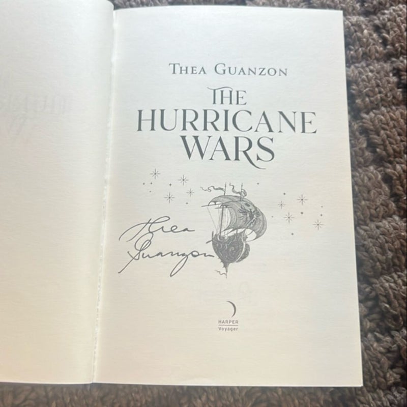 The Hurricane Wars UK exclusive SIGNED  