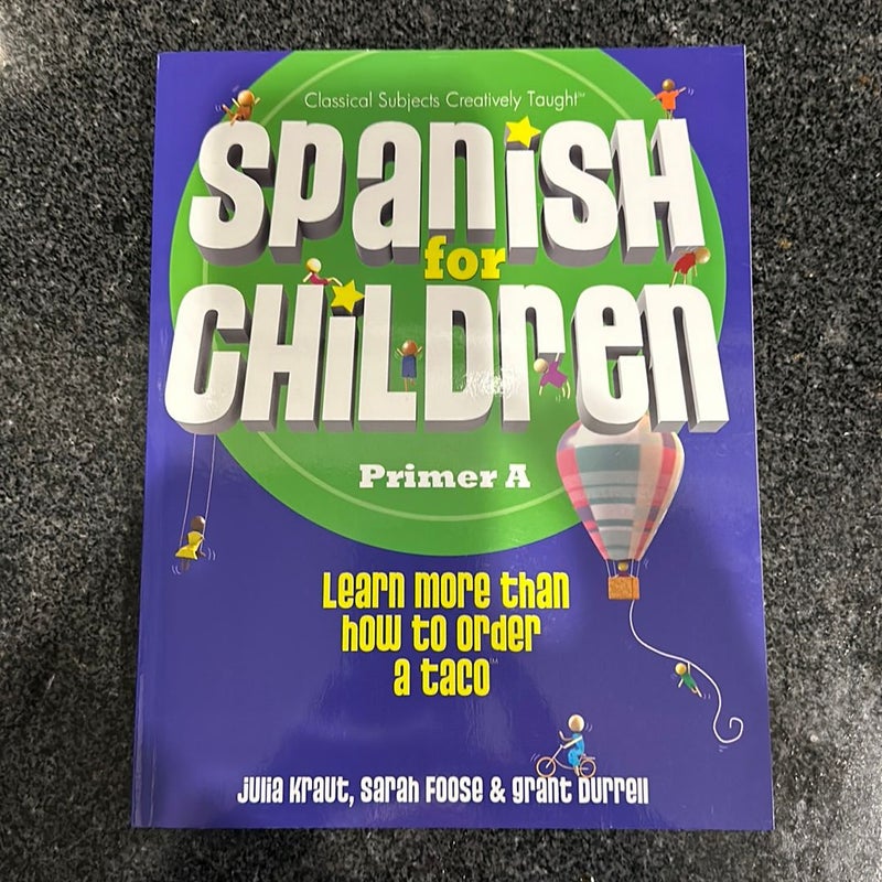 Spanish for Children, Primer A