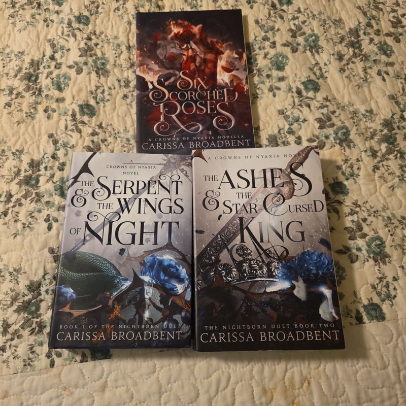 The Serpent and the Wings of Night duology plus novella.  Comes with all 3!