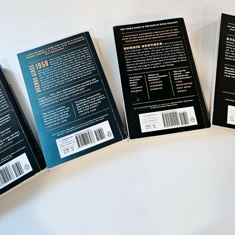 Prayer, German Requiem, Flame, Man Without a Breath Book Set by Philip Kerr