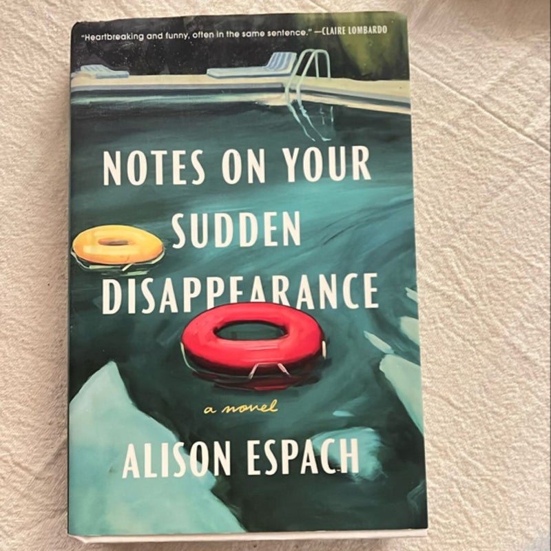 Notes on Your Sudden Disappearance