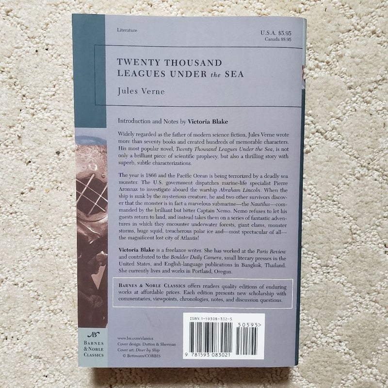 Twenty Thousand Leagues under the Sea (1st Barnes & Noble Classics Printing, 2005)