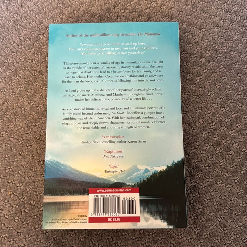 The Great Alone UK paperback