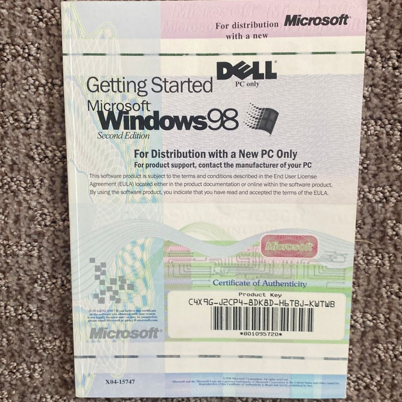 Get Started Microsoft Windows 98
