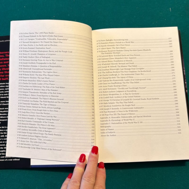 The World War II 100 by Howard J. Langer