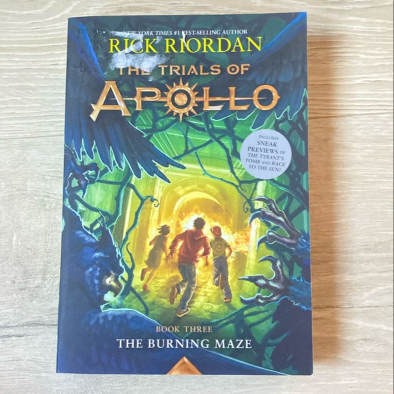 The Burning Maze (Trials of Apollo, the Book Three)