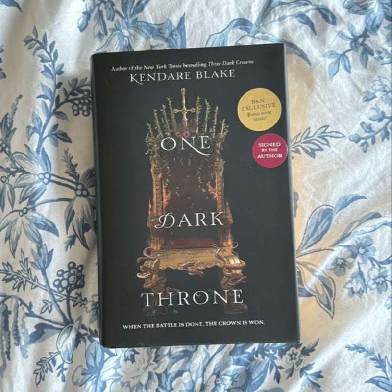 One Dark Throne SIGNED EXCLUSIVE 