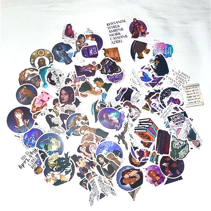 3pcs ACOTAR Random Sticker pack by Sarah J Maas, Paperback | Pangobooks