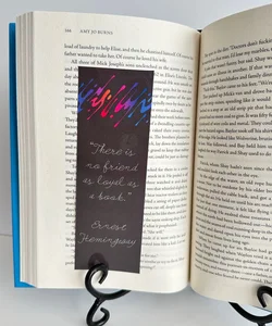 Bookmark with Ernest Hemingway quote