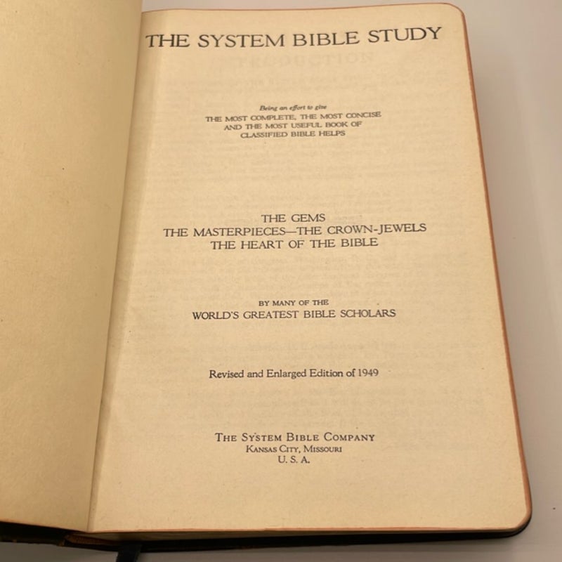 The System Bible Study