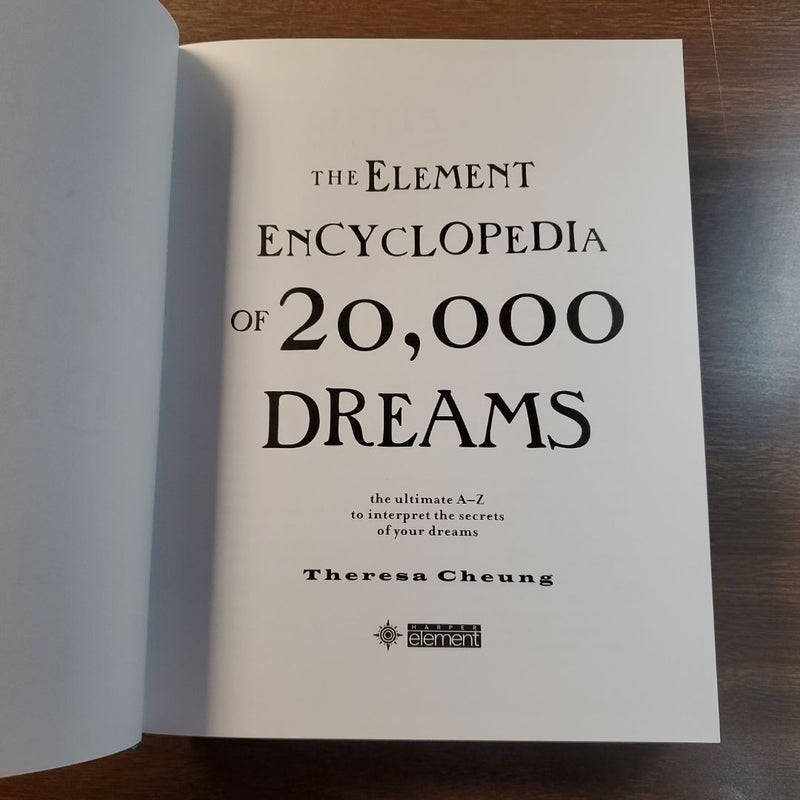 Element Encyclopedia 20000 Dreams