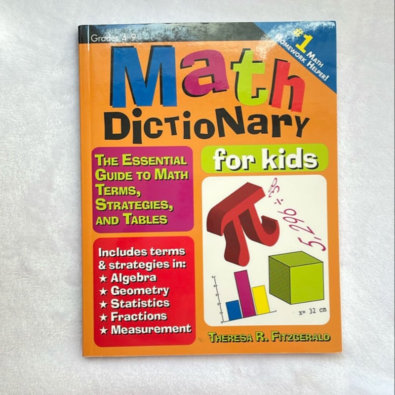 Math Dictionary for Kids