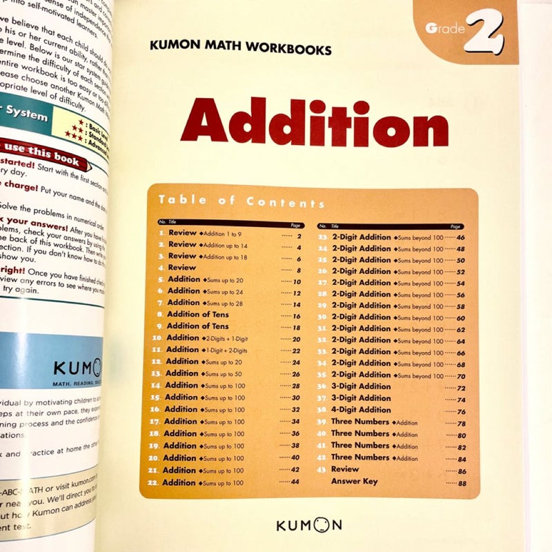 Addition Grade 2 by Kumon Publishing North America