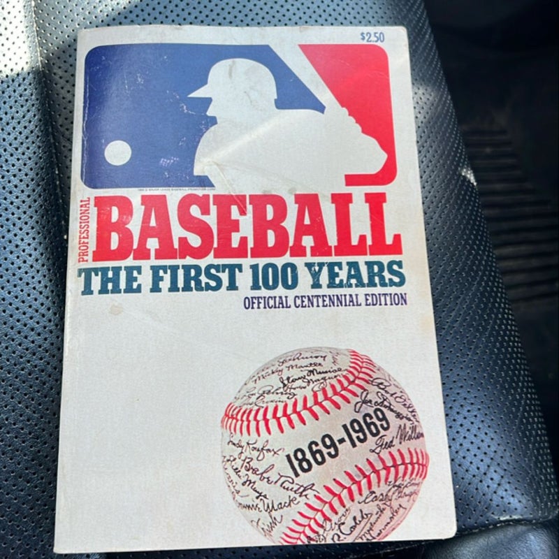 Professional Baseball The First 100 Years