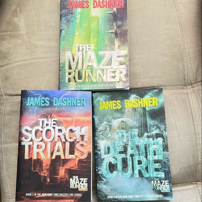 First 3 Maze Runner Books