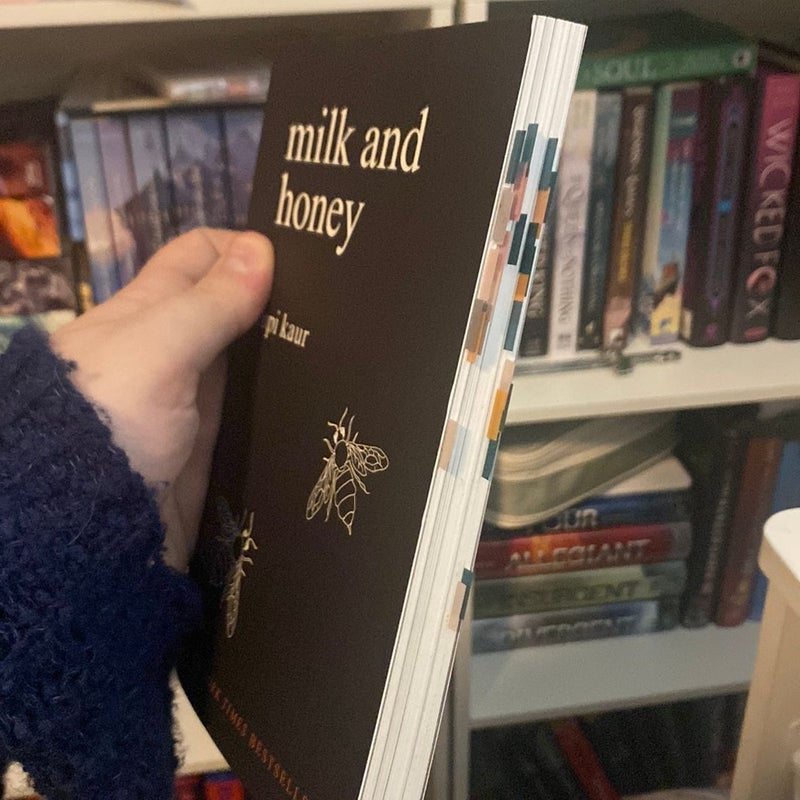 *tabbed & highlighted* Milk and Honey