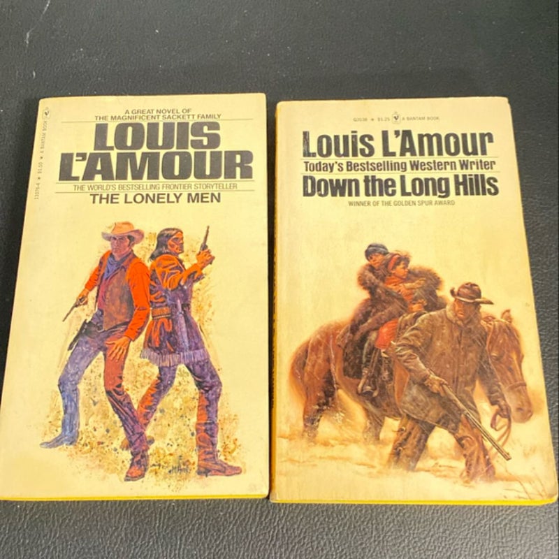 6 Vintage Western Books