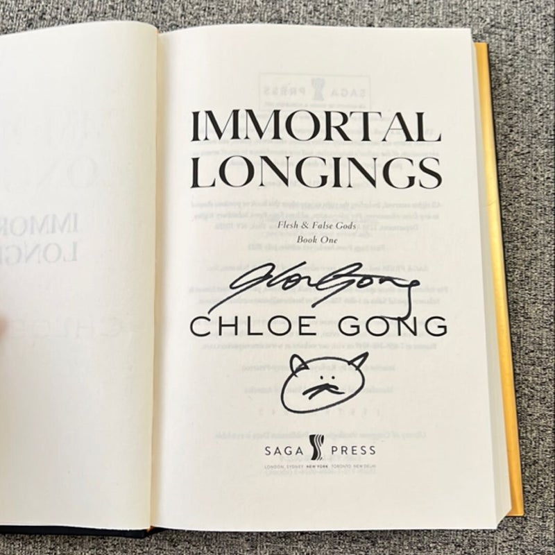 Immortal Longings *Signed