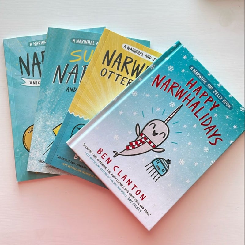 Narwhal and Jelly lot Vol 1, 2, 4 & 5