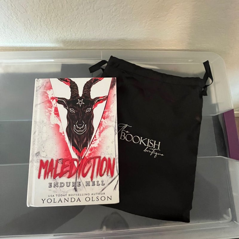 Malediction Signed Special Edition Hardback by Yolanda Olson