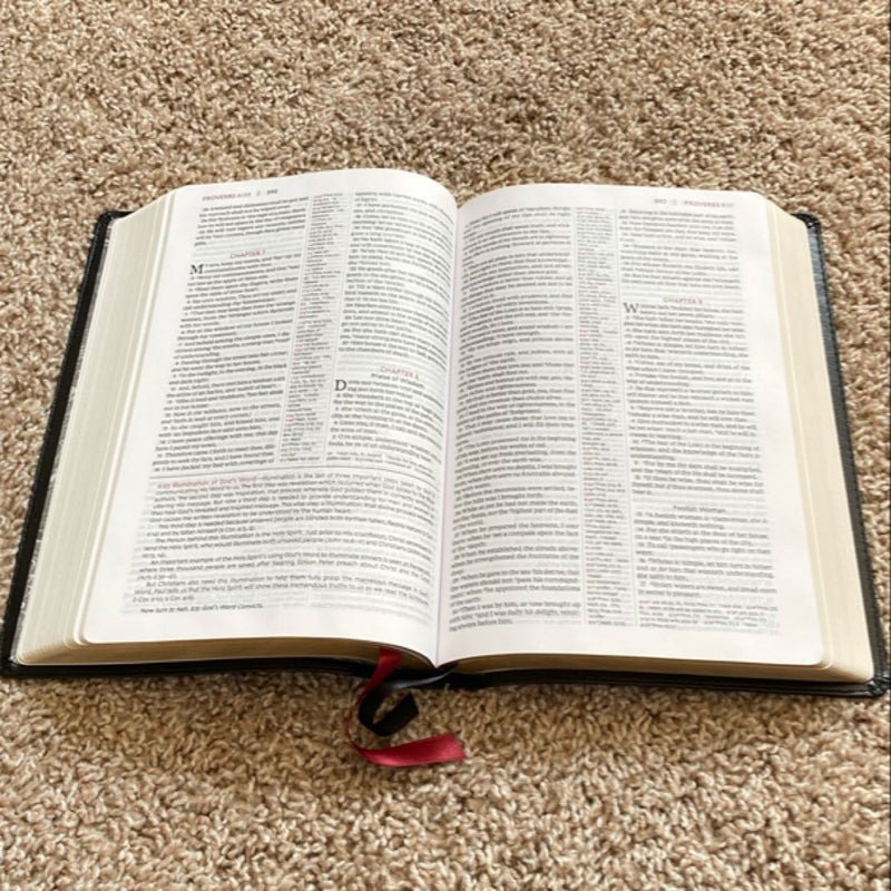 The KJV Open Bible Red Letter Edition [Black]