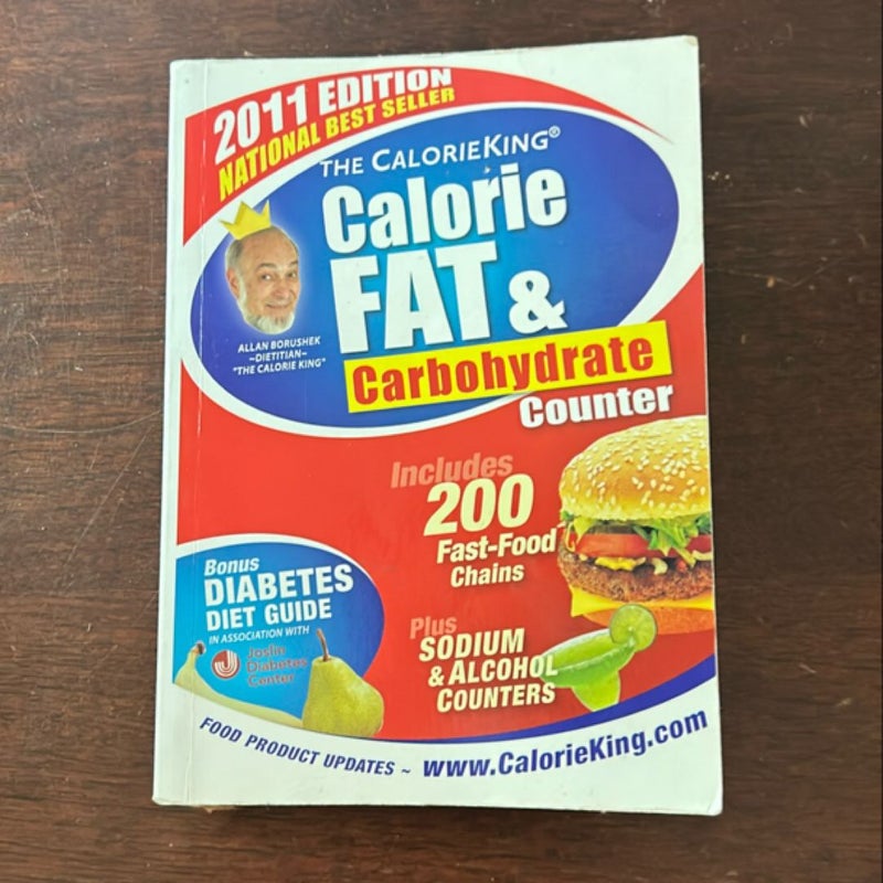 CalorieKing Calorie Fat and Carb