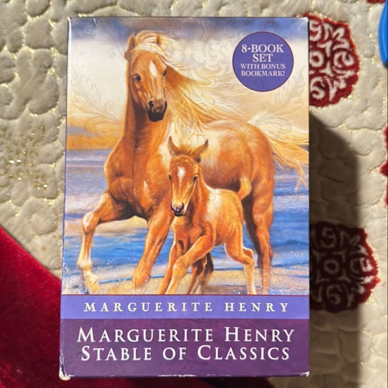 Marguerite Henry Stable of Classics (Boxed Set) Misty of Chincoteague; Sea Star; Stormy, Mistys Foal; Mistys Twilight; Justin Morgan Had a Horse; King of the Wind;