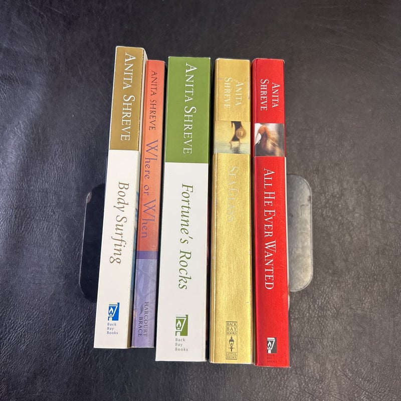 Anita Shreve 5 paperback bundle 