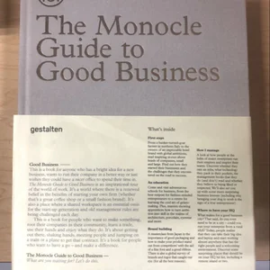 The Monocle Guide to Good Business