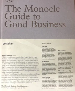 The Monocle Guide to Good Business