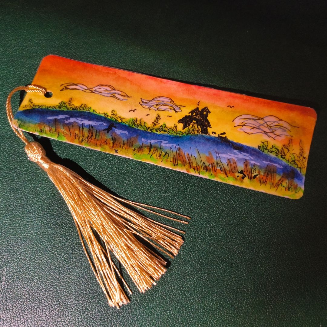 Sunset Lake Bookmark 