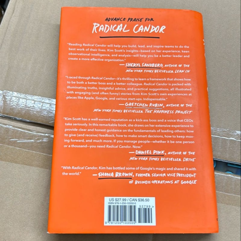 Radical Candor: Be a Kick-Ass Boss Without Losing Your Humanity