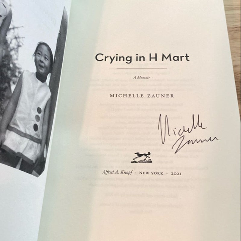 Crying in H Mart Signed First Edition