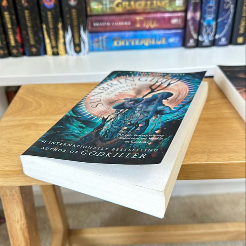 Godkiller and Sunbringer paperbacks