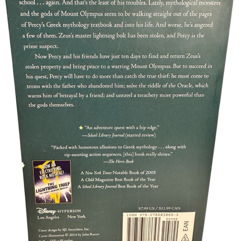 Percy Jackson and the Olympians, Book One the Lightning Thief (Percy Jackson and the Olympians, Book One)