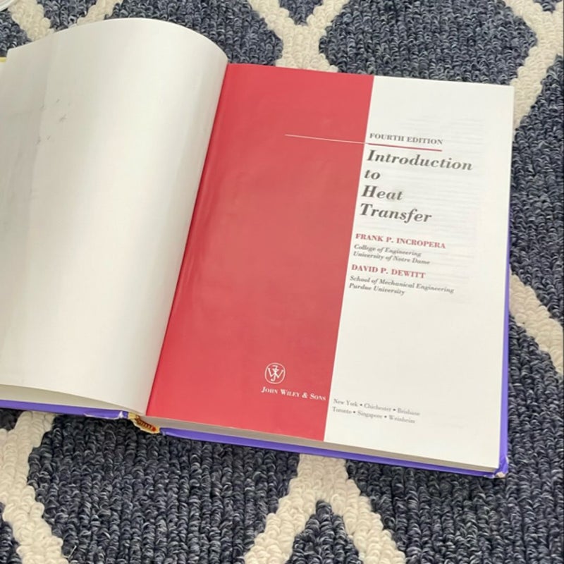 Introduction to Heat Transfer by Frank P. Incropera, David P. DeWitt
