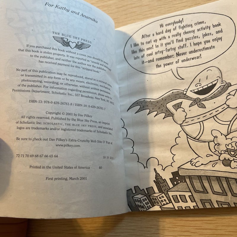 The Captain Underpants Extra-Crunchy Book O' Fun