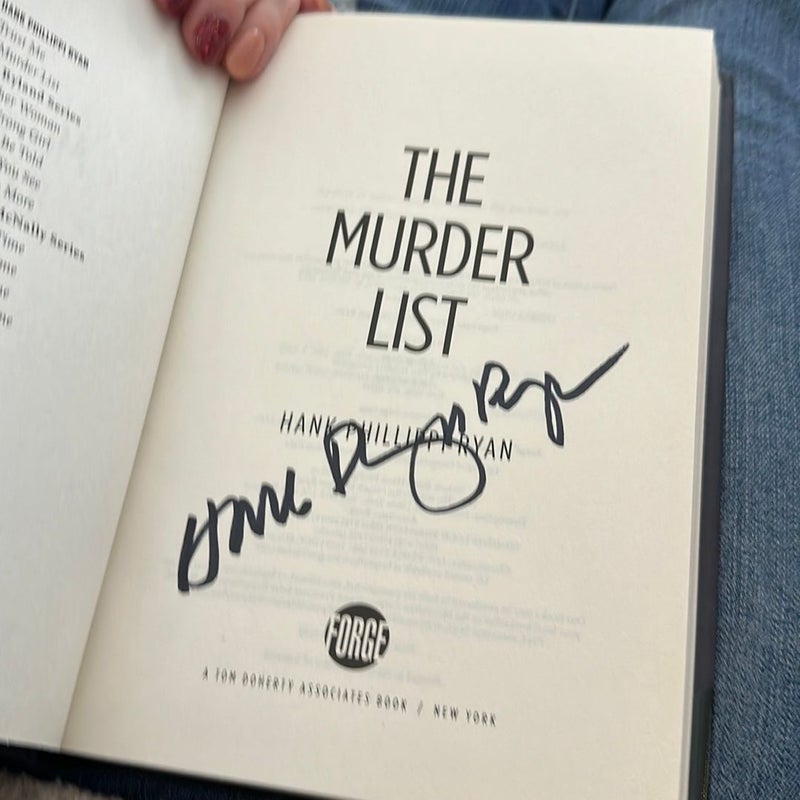 The Murder List (signed by Author)