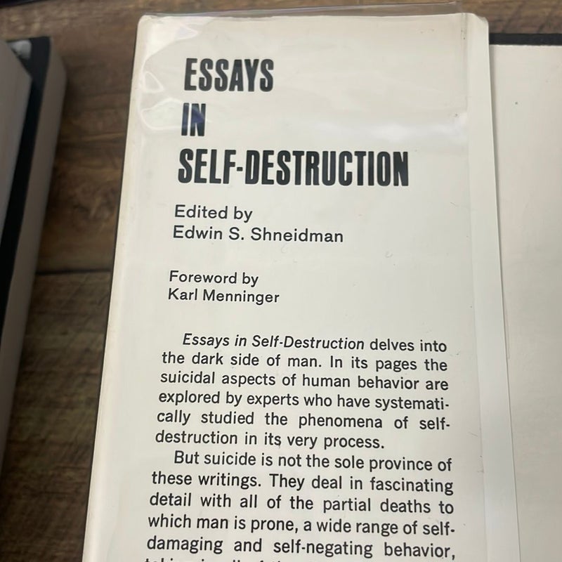 Essays in Self-Destruction