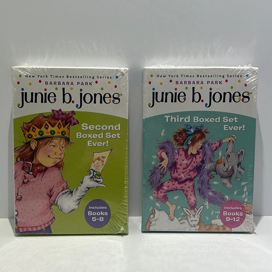 *NEW!!! Junie B. Jones Boxsets Books 5-8 & Books 9-12 by Barbara Park ...