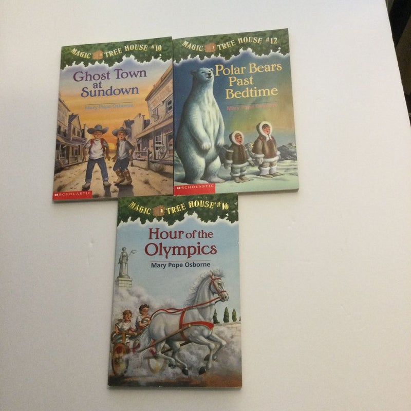 Magic Tree House  Books #10, #12 16  — Lot of 3