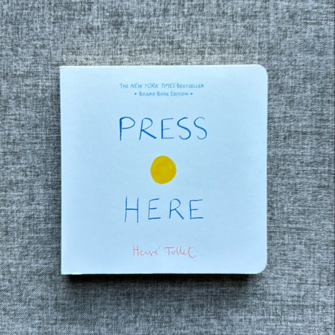 Press Here (Baby Board Book, Learning to Read Book, Toddler Board Book, Interactive Book for Kids)