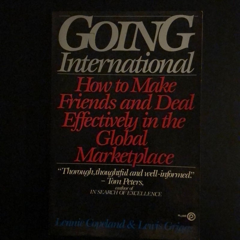 Going International  - vintage 1986