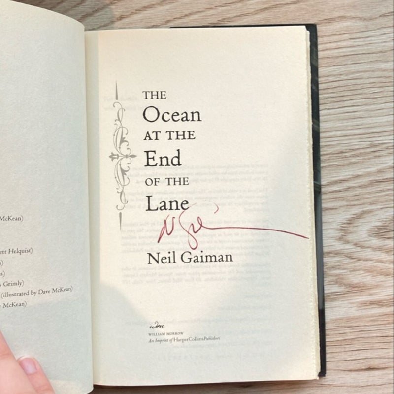 Neil Gaiman SIGNED Bundle: The Graveyard Book, American Gods, The Ocean at the End of the Lane