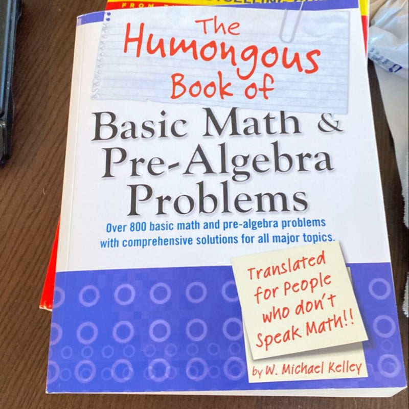 The Humongous Book of Basic Math and Pre-Algebra Problems